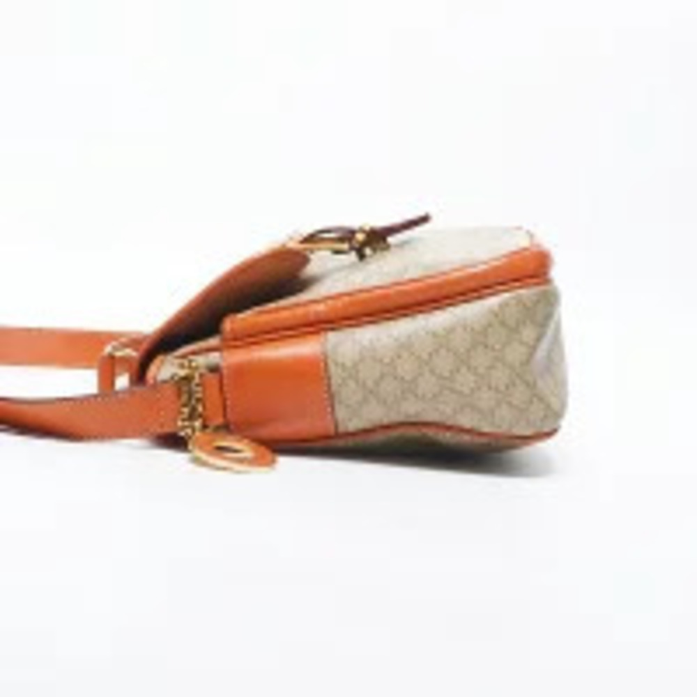 Celine Macadam Messenger Bag Shoulder Beige - Picture 4 of 13
